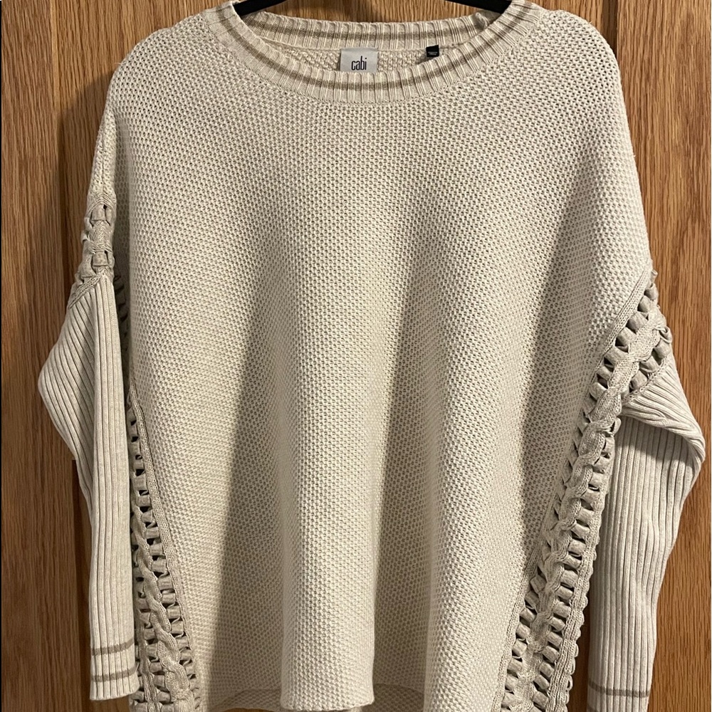 CAbi Slip Stitch sweater.
